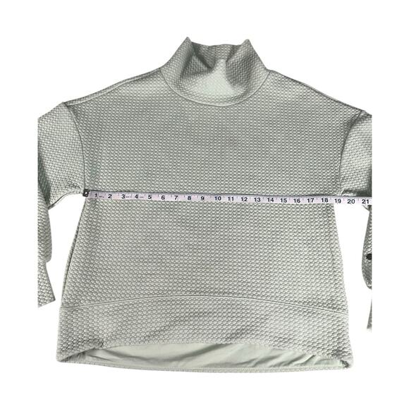 Calia Carrie Underwood Textured Cowl Neck Sweatshirt Mint Green Small Cozy - Picture 7 of 13